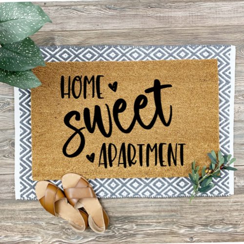 Home Sweet Apartment Welcome Mat Doormat