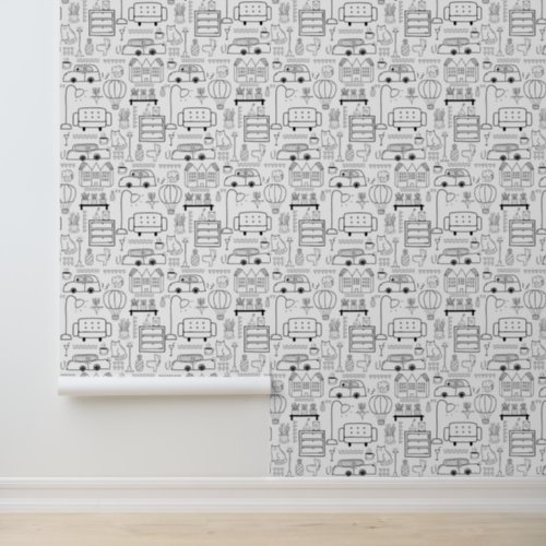 Home Sweet Doodles Wallpaper