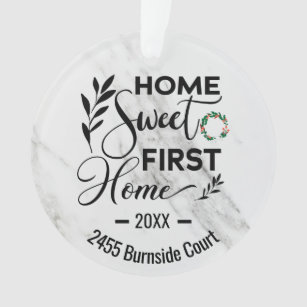 BO573 A5 Schablone Home Sweet Home Schriftzug Ornament 