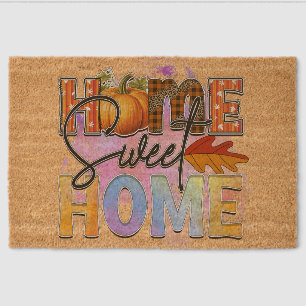 Home Sweet Harvest: Autumn Welcome Fiber Doormat