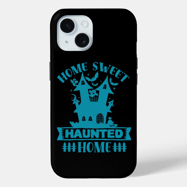 HOME SWEET HAUNTED HOME funny  halloween  Case-Mate iPhone Case (Back)