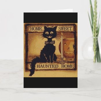 Home Sweet Haunted Home Holiday Card by tnmpastperfect at Zazzle