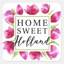 Home Sweet Holland: Pink Tulips Dutch Tulpen Gift
