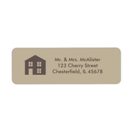 Home Sweet Home Address Label