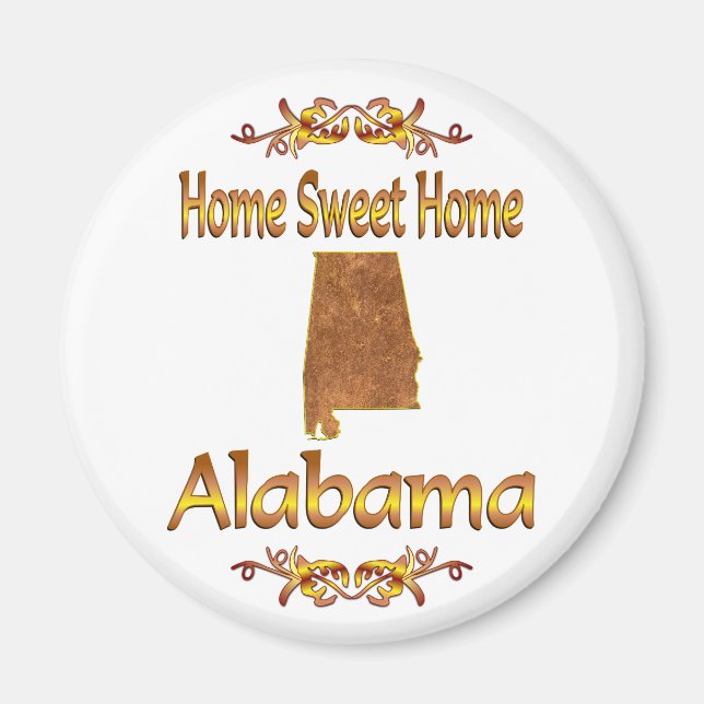Home Sweet Home Alabama Magnet (Front)