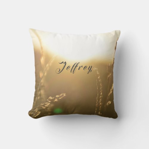 Home sweet home and your name throw pillow