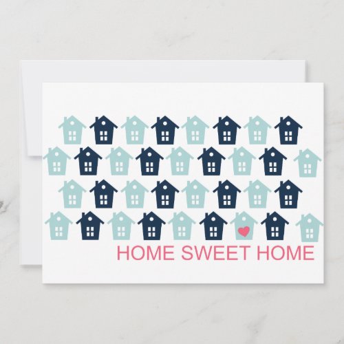 home sweet home personalized announcements