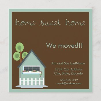 Home Sweet Home Announcement by simplysostylish at Zazzle