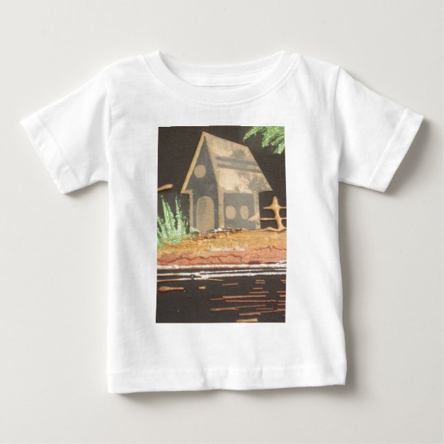 Home Sweet Home Art Print Baby T-Shirt (Front)