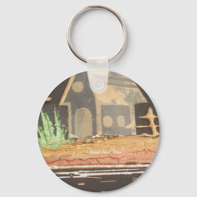 Home Sweet Home Art Print Keychain (Front)