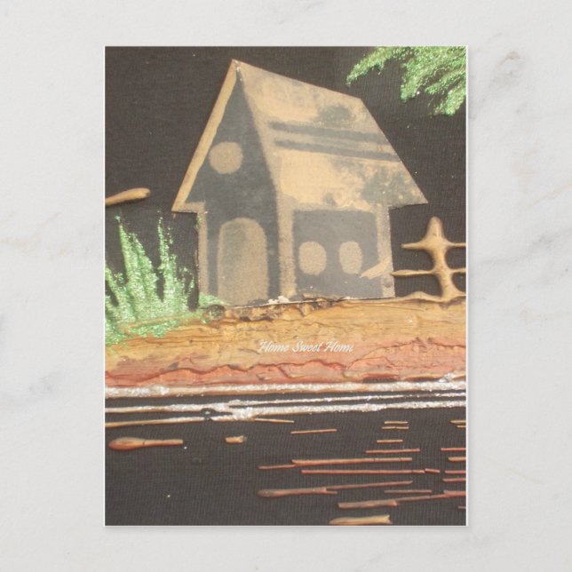 Home Sweet Home Art Print Postcard (Front)