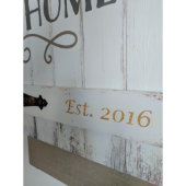 Home Sweet Home Barn Door Pallet Plaque (Front Right)