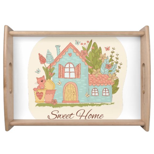 Home Sweet Home birthday christmas gift Serving Tray
