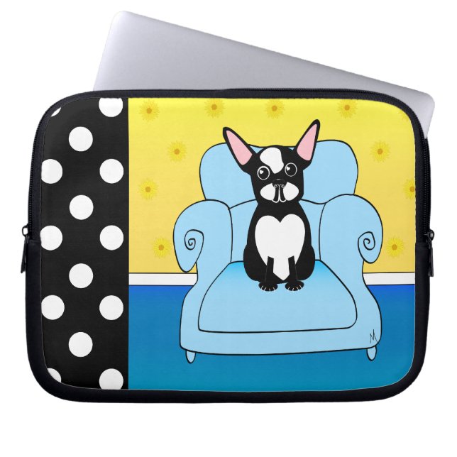 Home Sweet Home Boston Terrier Laptop Sleeve (Front)