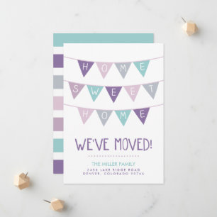 Home Sweet Home Bunting Moving Announcement