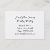 Home Sweet Home Business Card (Back)