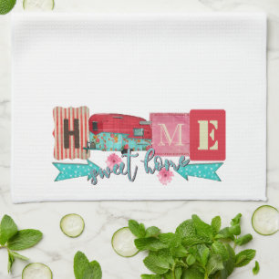 Home Sweet Home Camper Girly Fun Gypsy Kitchen Towel