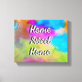 Home sweet home canvas  print