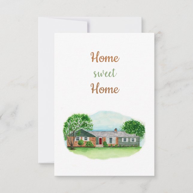 Home Sweet Home Card (Front)