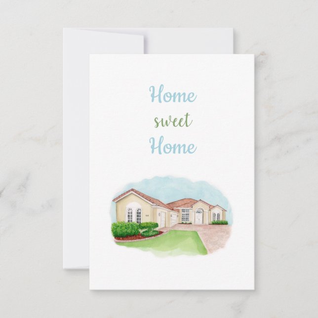 Home Sweet Home Card (Front)