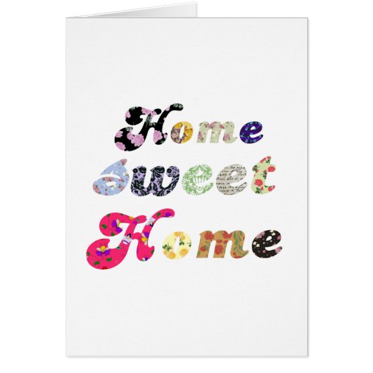 Home Sweet Home Cards (Front)