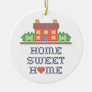 Home Sweet Home Ceramic Ornament