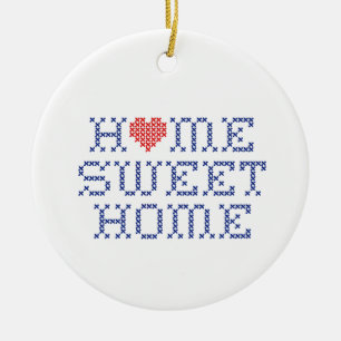Home Sweet Home Ceramic Ornament