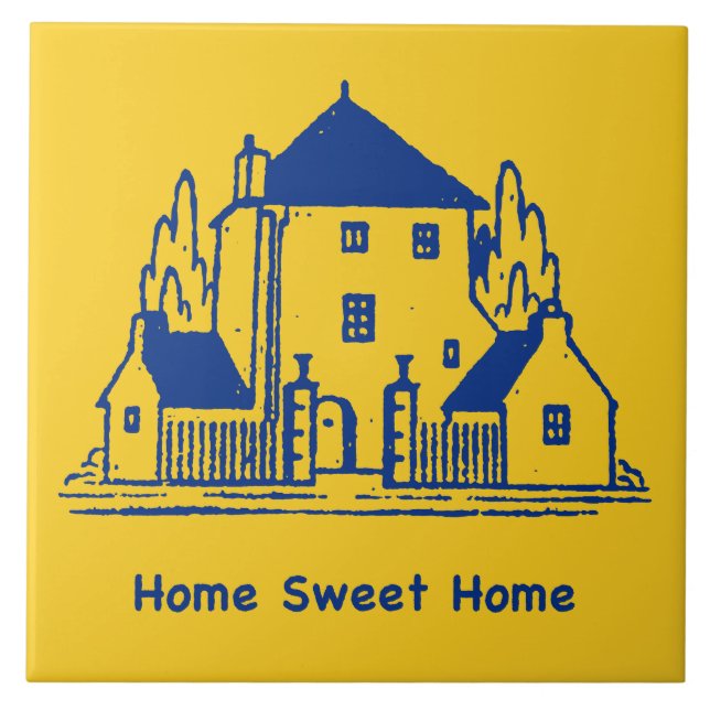 Home Sweet Home Ceramic Tile (Front)