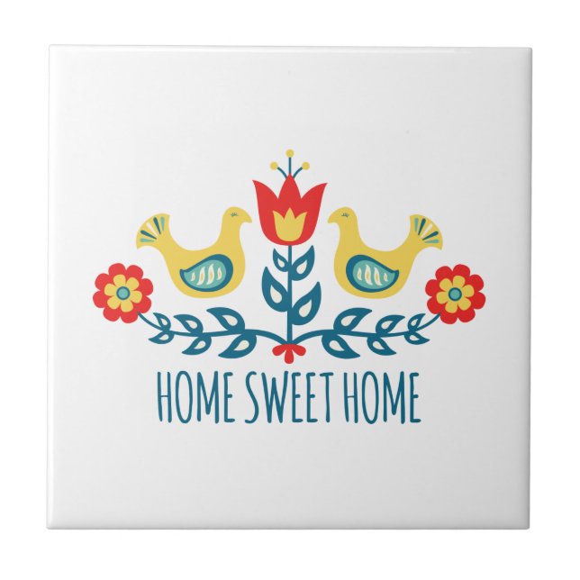 Home Sweet Home Ceramic Tile (Front)
