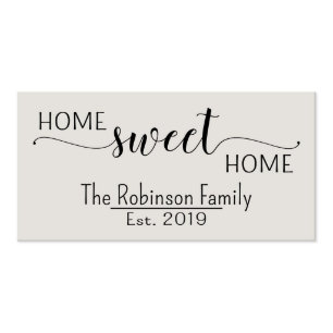 Home Sweet Home Charming White Hanging Wall Sign