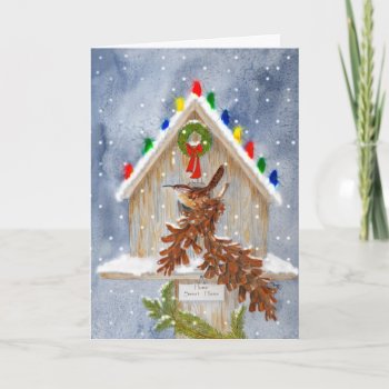 Home Sweet Home Christmas Holiday Card by glorykmurphy at Zazzle