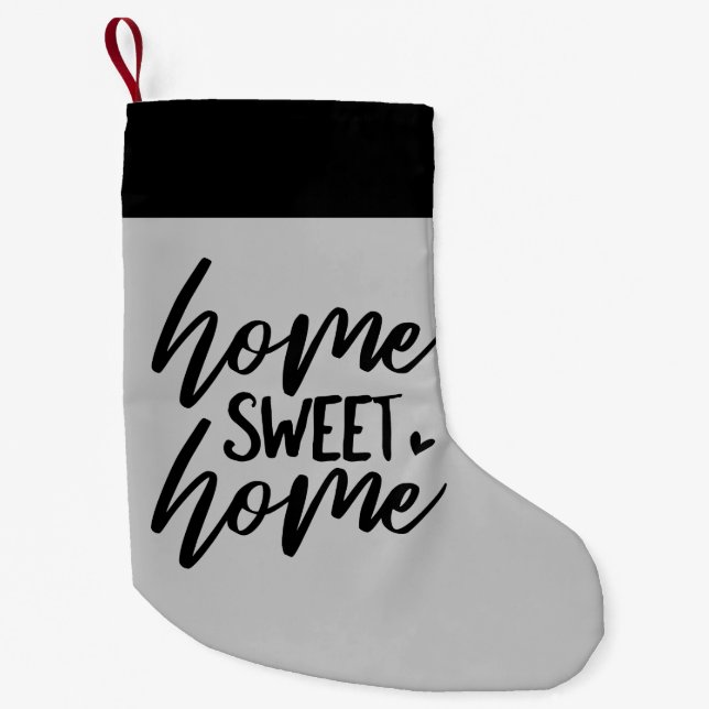 HOME SWEET HOME Christmas Stocking (Front)
