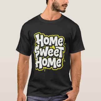 Home Sweet Home Cozy Quote T-Shirt Design