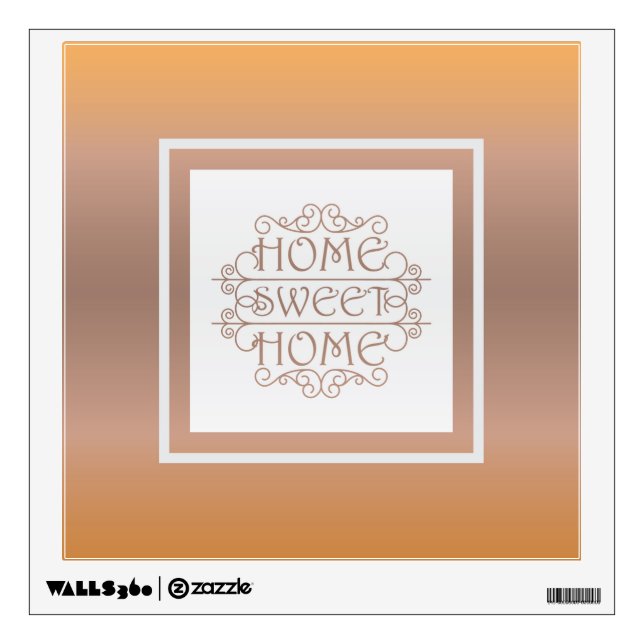 Home Sweet Home design Wall Sticker (Front)