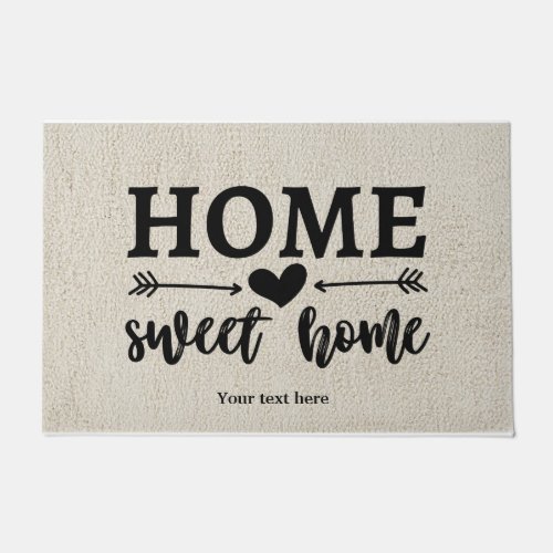 Home sweet home doormat