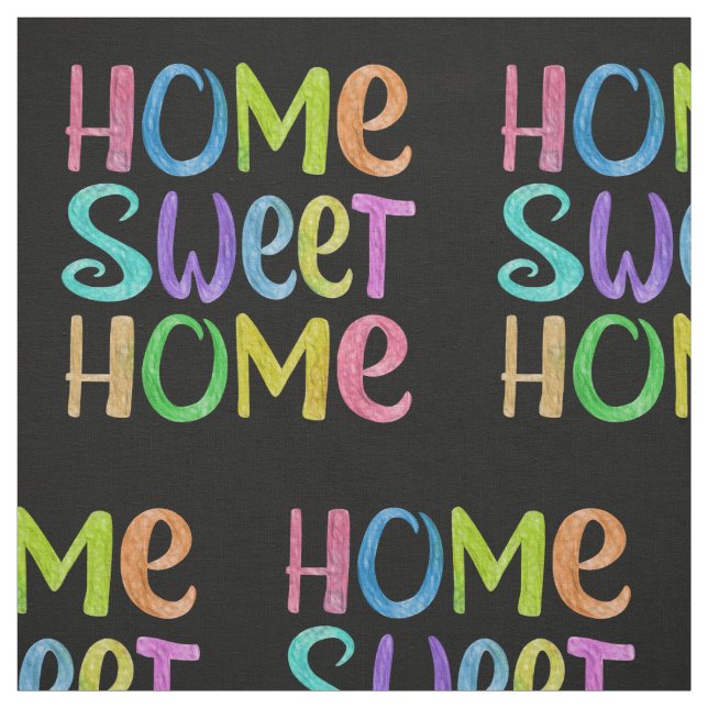 Home Sweet Home Fabric (Swatch)