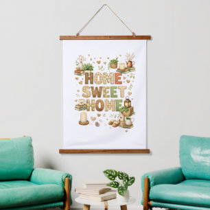 Home Sweet Home Farmhouse Country Rustic Wall Art