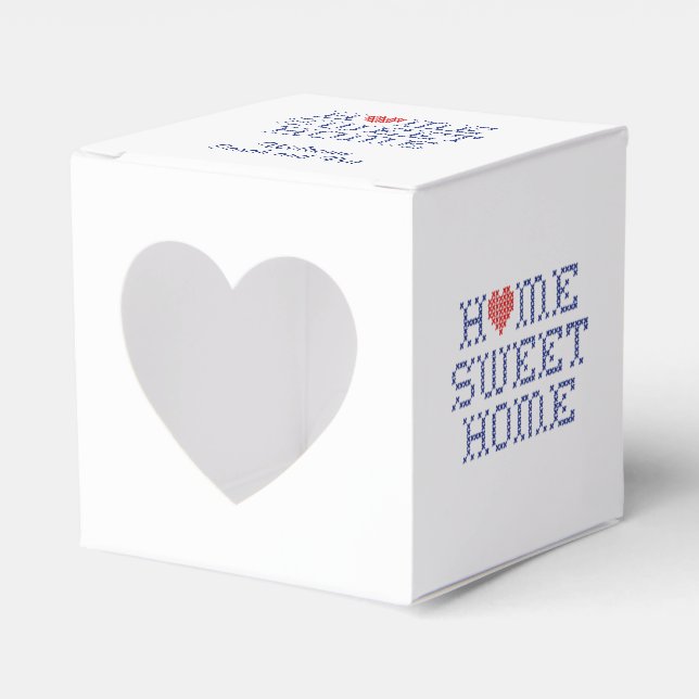 Home Sweet Home Favor Box (Front Side)