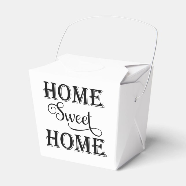 Home Sweet Home Favor Boxes (Front Side)