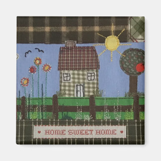 home sweet home fridge magnet