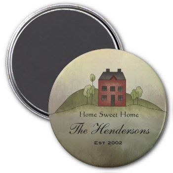 Home Sweet Home Fridge Magnet by pinkladybugs at Zazzle