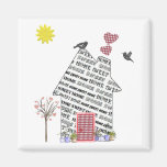 Home Sweet Home Fridge Magnet - New Home Gift