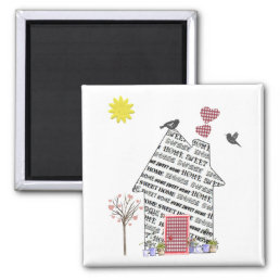 Home Sweet Home Fridge Magnet - New Home Gift
