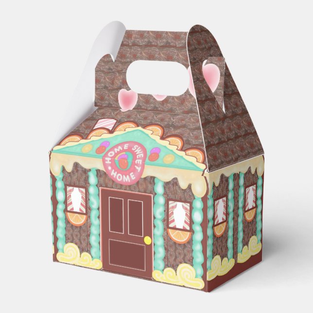 Home Sweet Home gable favor box (Front Side)