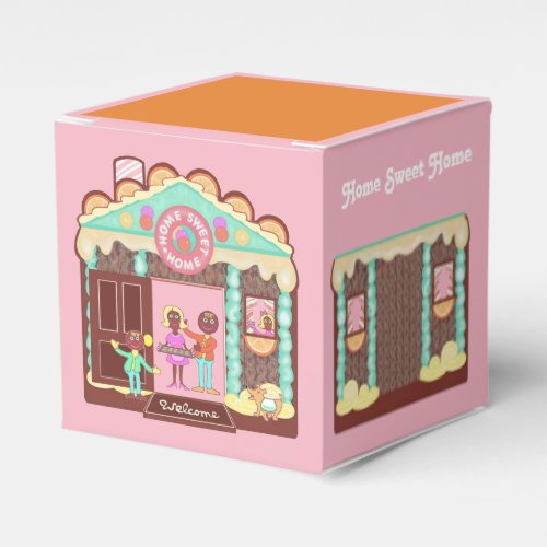 Home Sweet Home gift box dollhouse Favor Boxes