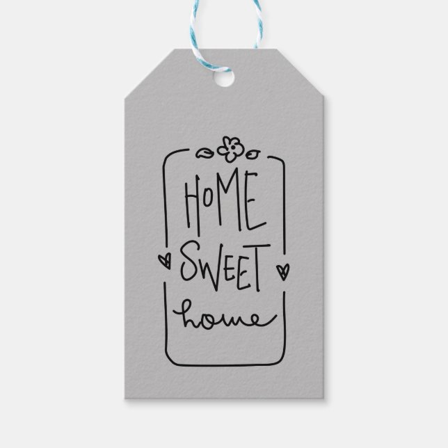home sweet home Gift Tags (Front)