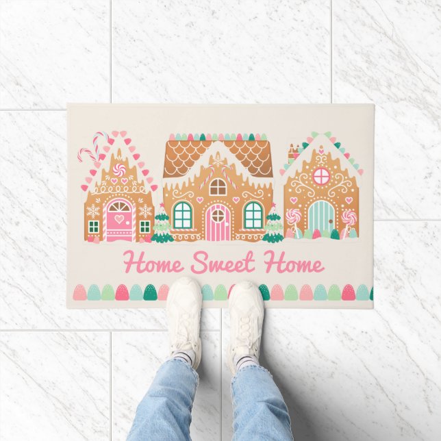 Home Sweet Home Gingerbread Doormat