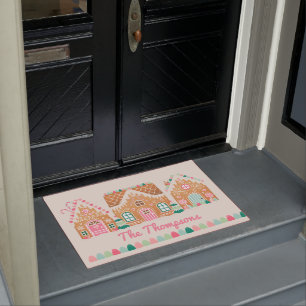 Home Sweet Home Gingerbread Personalized Doormat