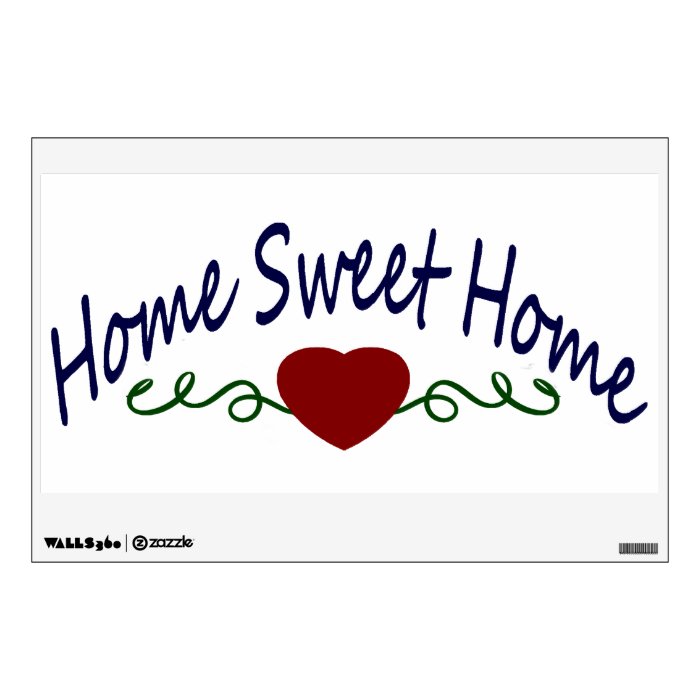 Home Sweet Home Heart Wall Decal