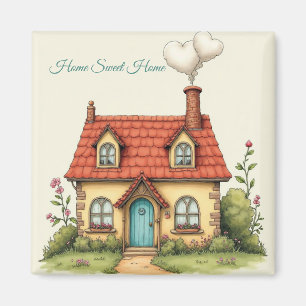 Home Sweet Home - house-warming gift fridge Magnet
